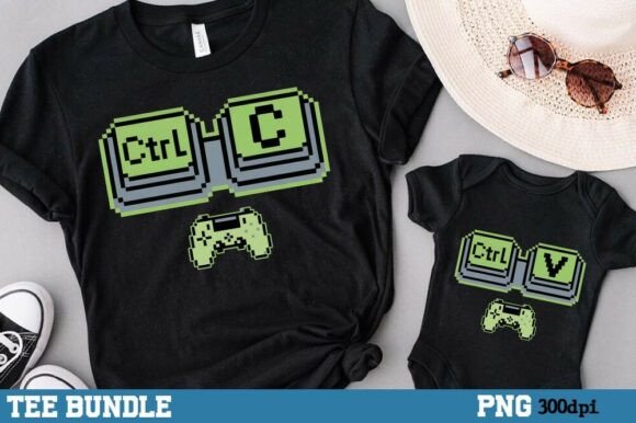 Gamer Dad & Baby Matching Shirts: A Digital Asset Guide