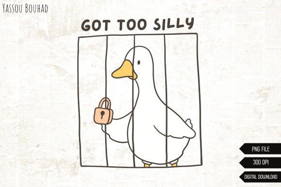 Got Too Silly, Funny Silly Goose Png: Unleashing Unhinged Charm