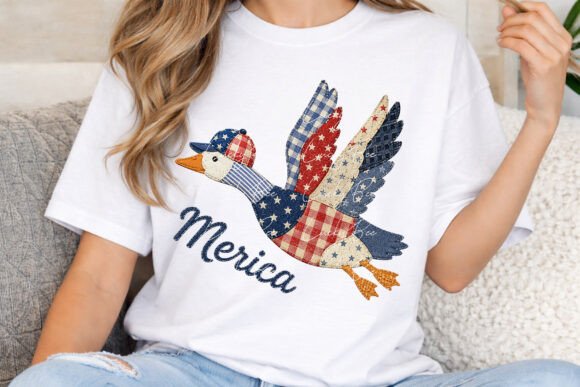 Merica Patriotic Patchwork Goose PNG: A Designer's Guide