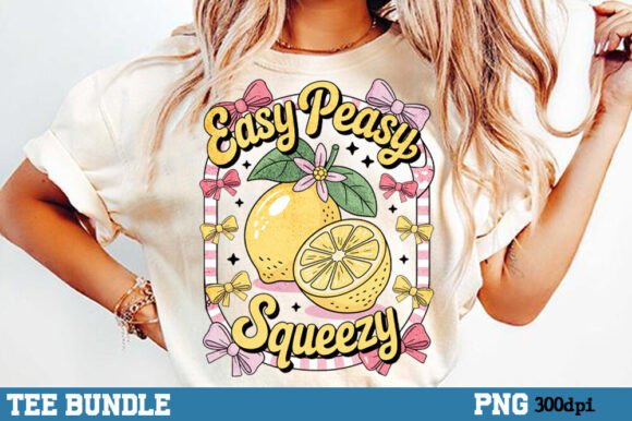 Preppy Lemon Summer Png, Lemon Coquette: A Fresh Take on Sunny Style