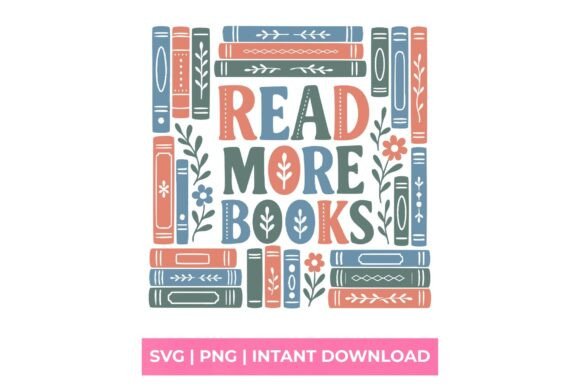 Read More Books Aesthetic SVG: A Design Asset for Book Lovers