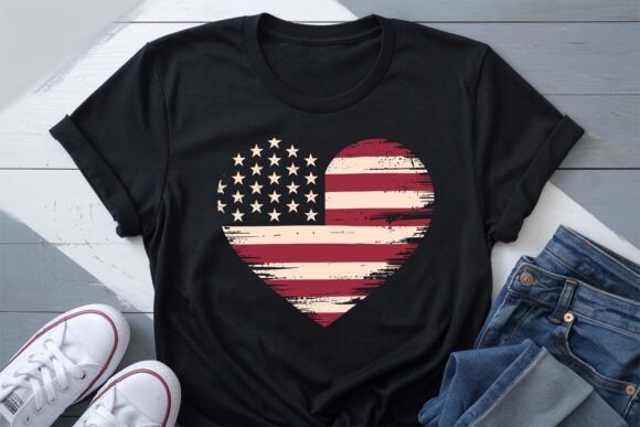 Retro America Love Flag PNG: A Designer's Take on This Patriotic Asset