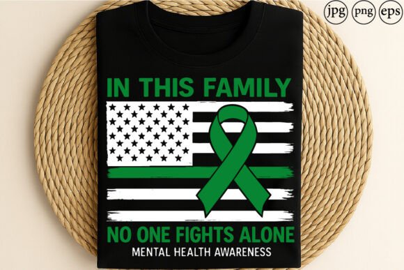 Wearable Advocacy: The Mental Health Awareness Family Support Graphic